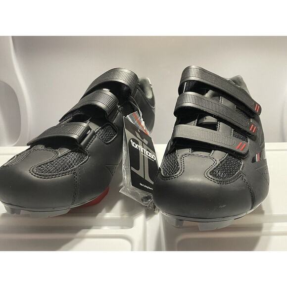 TOMMASO STRADA 100 CLEAT COMPATIBLE ROAD and INDOOR CYCLING SHOES SZ 45-11.5 Men - Picture 1 of 7